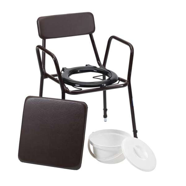 Stacking Commode - Adj. Height