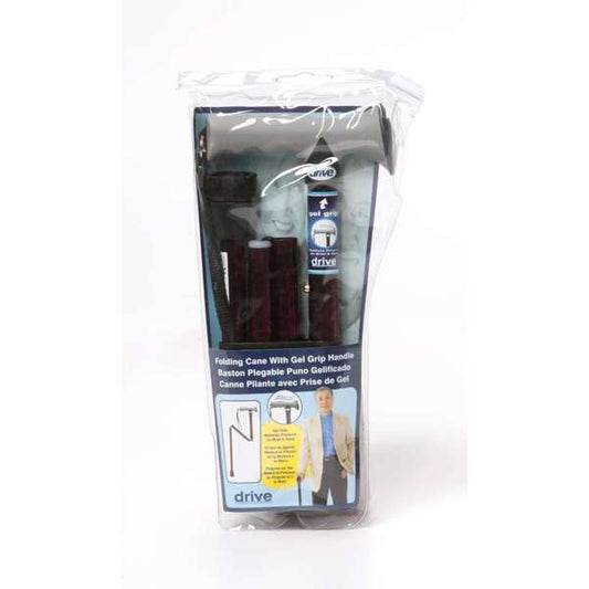 Soft Grip Folding (Red Crackle Pattern)