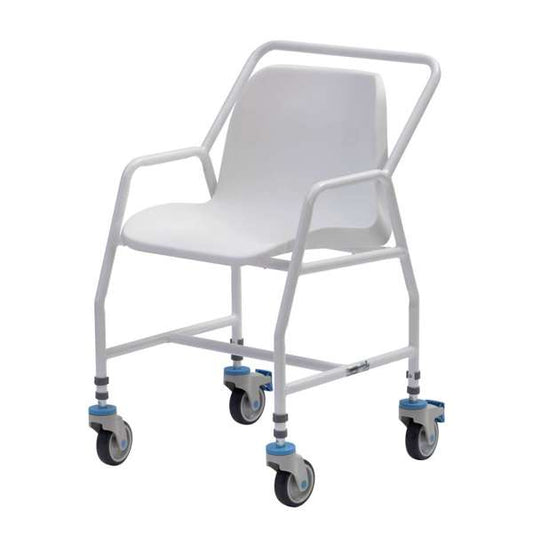 Tilton Mobile Adj. Height Shower Chair with 2 Brakes