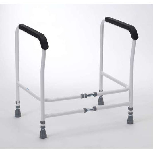 Clipston Toilet Frame Adjustable Width Without Floor Fixings