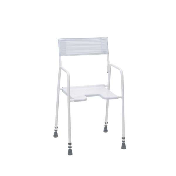 Bradgate Shower Stool with Back