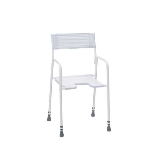Bradgate Shower Stool with Back