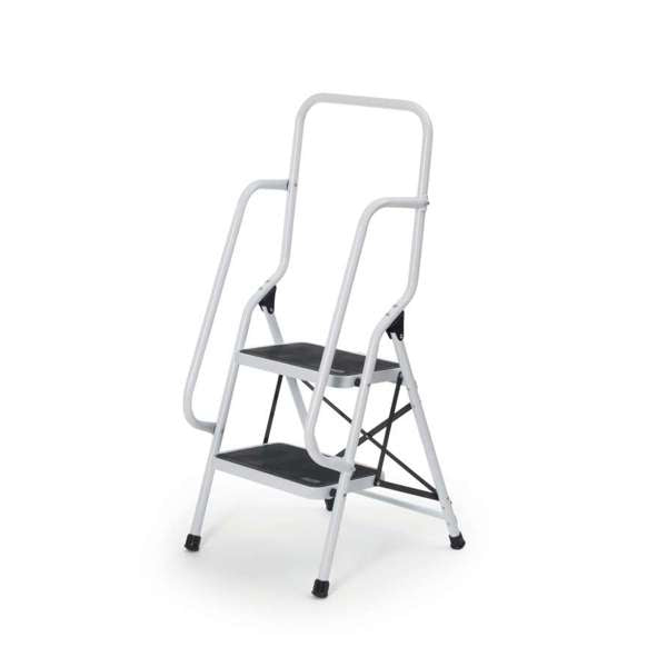 2 Step Safety Ladder with Handrail
