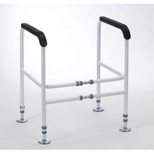 Cosby Toilet Surround With PU Arms, with Floor Fixings