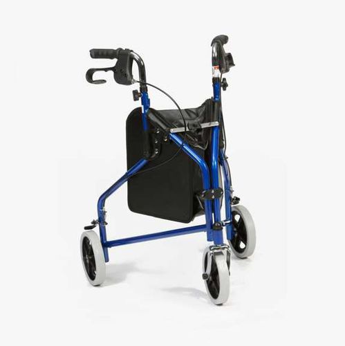 Steel Tri Walker with Bag (Box of 2) - Blue (2 per carton / priced per unit)
