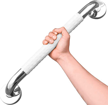 OFFSET 24 INCH GRAB RAIL IN WHITE