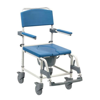 Aston Alu Shower Chair/Commode With Comfort Safety Seat