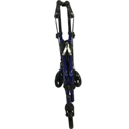 Steel Tri Walker With Bag - Blue