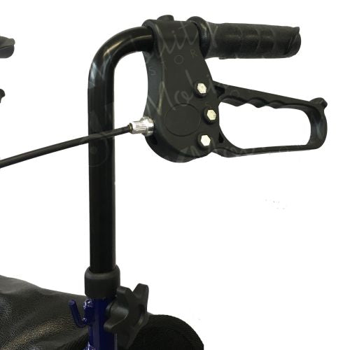 Steel Tri Walker With Bag - Blue