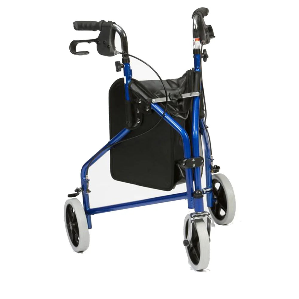 Aluminium Tri Walker with Bag (Box of 2) - Blue (2 per carton / priced per unit)