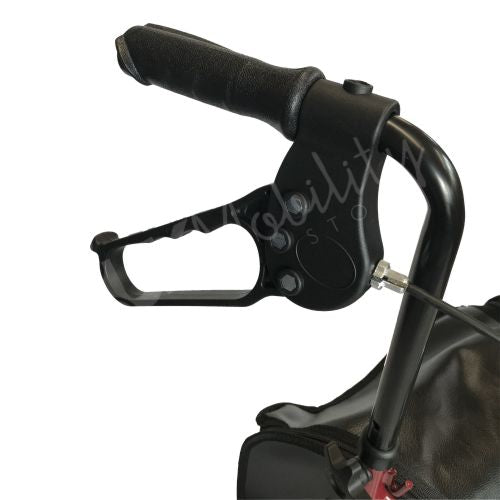 Steel Tri Walker With Bag - Red